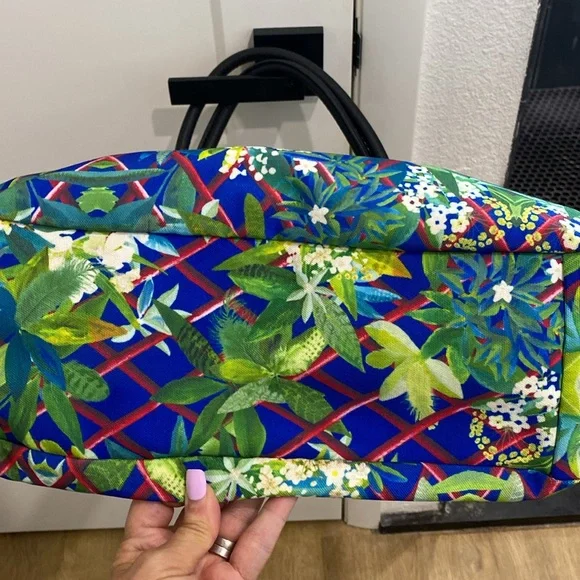 Christian LacroixLarge Amaryllis Canvas Tote Bag